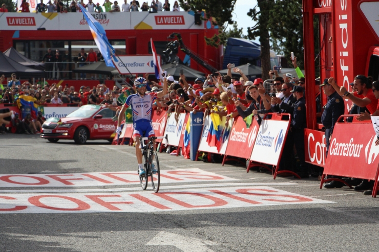 La Vuelta a Espanya va portar un important volum de visitants al país el 14 de setembre.